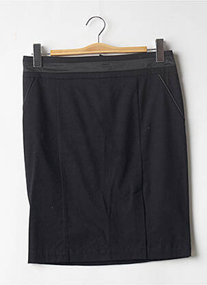 Jupe mi-longue stretch noir CAMAIEU femme