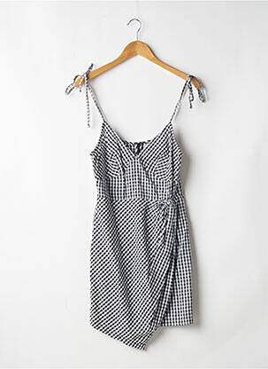Robe courte fermeture zippée au dos fines bretelles noir ASOS femme