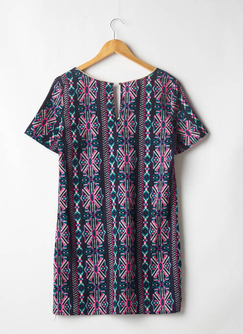 Robe courte manches courtes manches courtes noir NOEMIE & CO femme