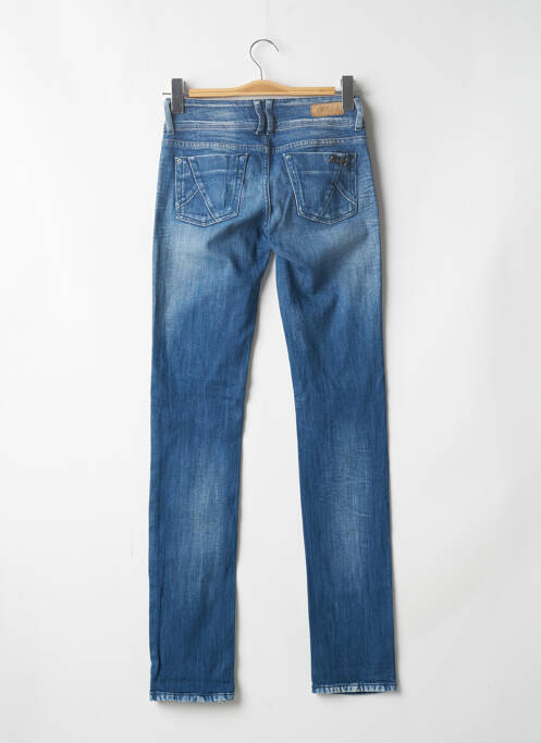 Jeans coupe droite bleu SCHOOL RAG pour femme