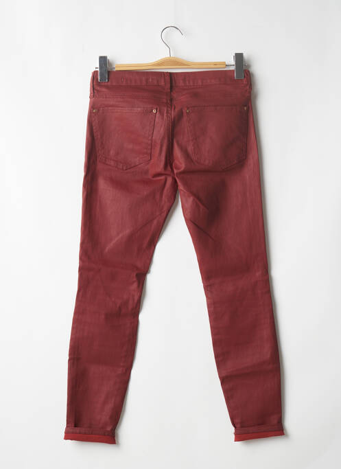 Pantalon slim rouge ZARA pour femme