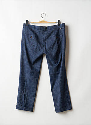 Pantalon droit stretch taille normale bleu REIKO femme