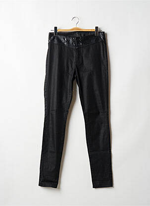 Pantalon slim tissage enduit taille normale noir VERO MODA femme
