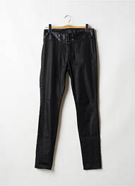 Pantalon slim tissage enduit taille normale noir VERO MODA femme