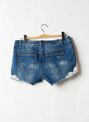 Short fermeture zippée sous rabat boutonné taille normale bleu VERO MODA femme