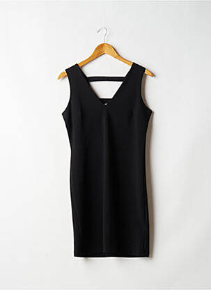 Robe mi-longue sans manche sans manche noir MORGAN femme