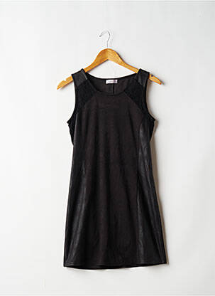 Robe courte sans manche sans manche noir CACHE CACHE femme
