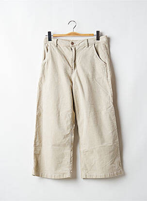 Pantalon 7/8 beige CREAM pour femme