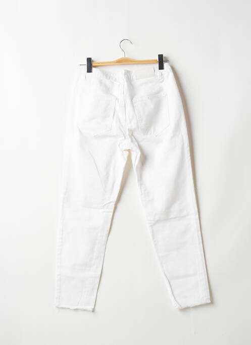 Jeans coupe slim blanc NOISY MAY pour femme