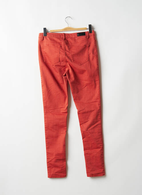 Pantalon slim orange VERO MODA pour femme