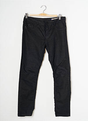 Pantalon slim taille normale taille normale noir KAPORAL femme