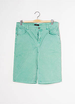 Bermuda coupe droite taille normale vert BECKARO homme