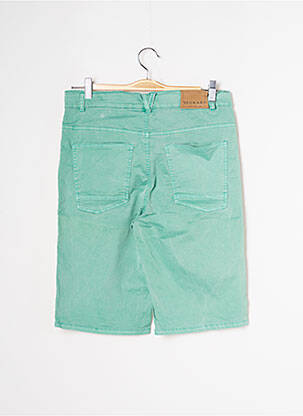 Bermuda coupe droite taille normale vert BECKARO homme