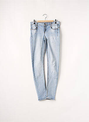 Jeans coupe slim slim taille basse bleu LES P'TITES BOMBES femme