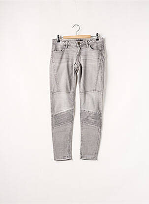 Jeans coupe slim slim taille basse gris GUESS femme