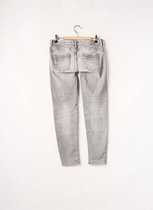 Jeans coupe slim slim taille basse gris GUESS femme