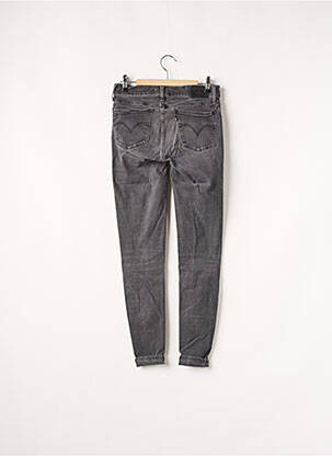 Jeans coupe slim stretch taille basse gris LEVI'S femme