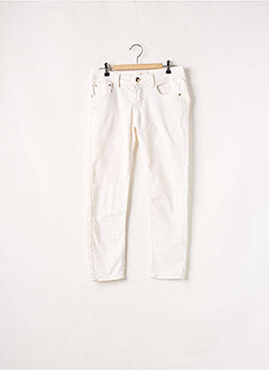 Pantalon 7/8 stretch taille basse beige DAYSIE femme