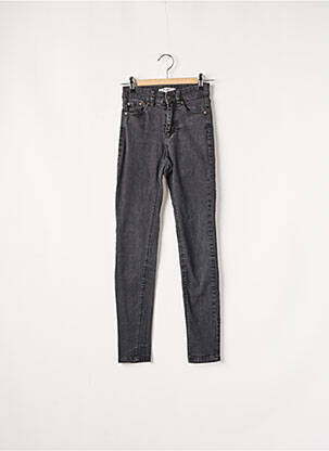 Jeans skinny noir PULL & BEAR pour femme