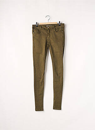 Jeans skinny vert ZARA pour femme