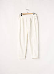 Pantalon 7/8 beige BERSHKA pour femme seconde vue