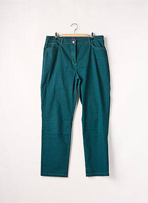 Pantalon droit vert TONI pour femme
