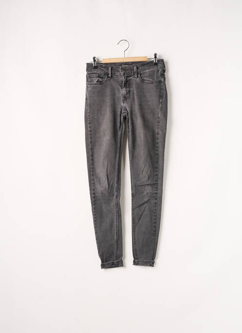 Jeans coupe slim gris LEVIS pour femme