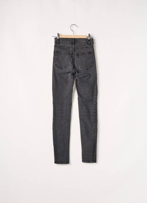 Jeans coupe slim noir PULL & BEAR pour femme