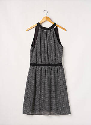 Robe mi-longue coupe évasée sans manche noir ESPRIT femme