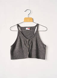Gilet sans manche fermeture boutonnée sur le devant gris NAME IT fille