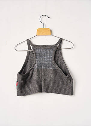 Gilet sans manche fermeture boutonnée sur le devant gris NAME IT fille