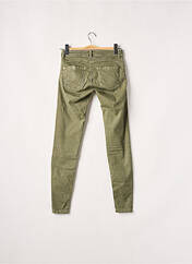 Pantalon slim vert BERSHKA pour femme seconde vue