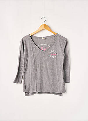 T-shirt gris HOLLISTER pour femme