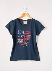 T-shirt bleu LEVIS pour fille seconde vue