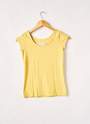 T-shirt jaune OKAÏDI pour fille seconde vue