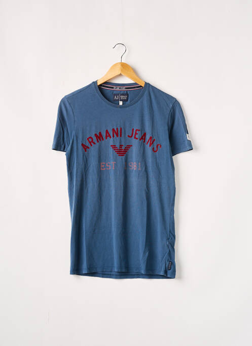T-shirt bleu ARMANI pour homme
