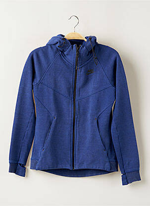 Veste casual coupe droite bleu NIKE homme