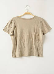 T-shirt marron HOLLISTER pour femme seconde vue