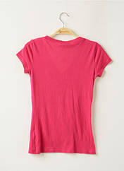 T-shirt rose HOLLISTER pour femme seconde vue
