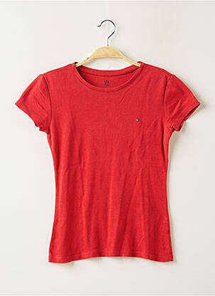 T-shirt rouge TOMMY HILFIGER pour femme