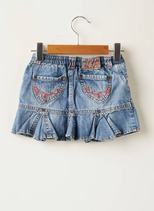 Jupe mi-longue bleu KID KANAÏ pour fille