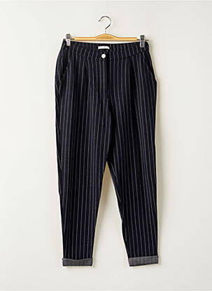 Pantalon chino tissage popeline taille normale bleu EDC femme