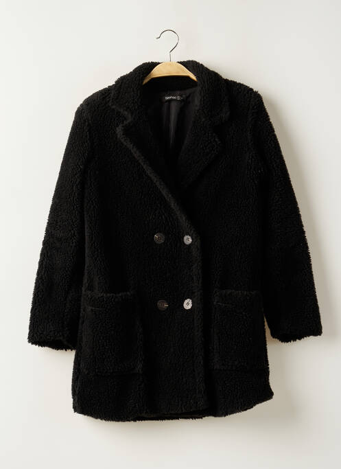Manteau long noir BOOHOO pour femme