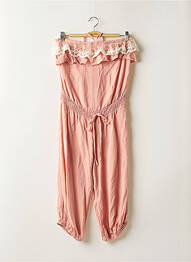 Combi-pantalon fines bretelles fines bretelles rose GOLDEN DAYS femme