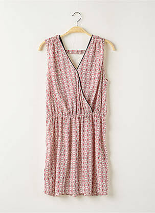 Robe mi-longue coupe fluide sans manche rouge LENNY B femme