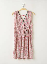 Robe mi-longue coupe fluide sans manche rouge LENNY B femme