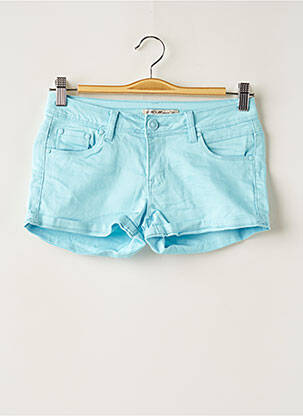 Short fermeture zippée sous rabat boutonné taille basse bleu S D JEANS femme