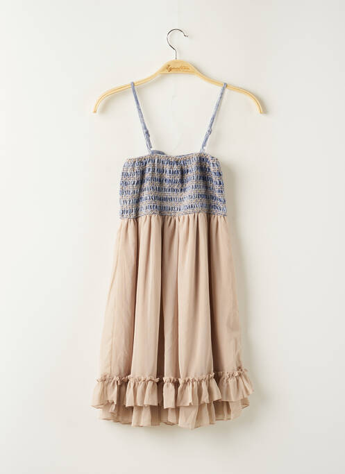 Robe courte beige BITTER SWEET pour femme