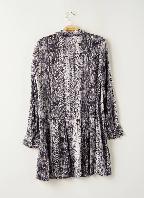 Robe courte gris STRADIVARIUS pour femme