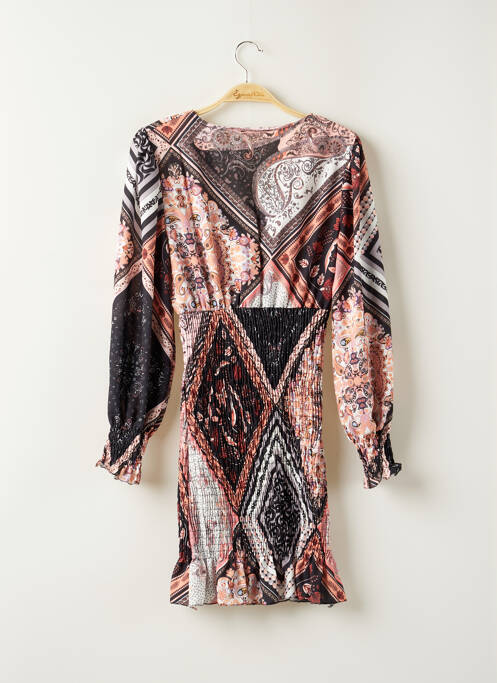 Robe courte orange JUST ME pour femme